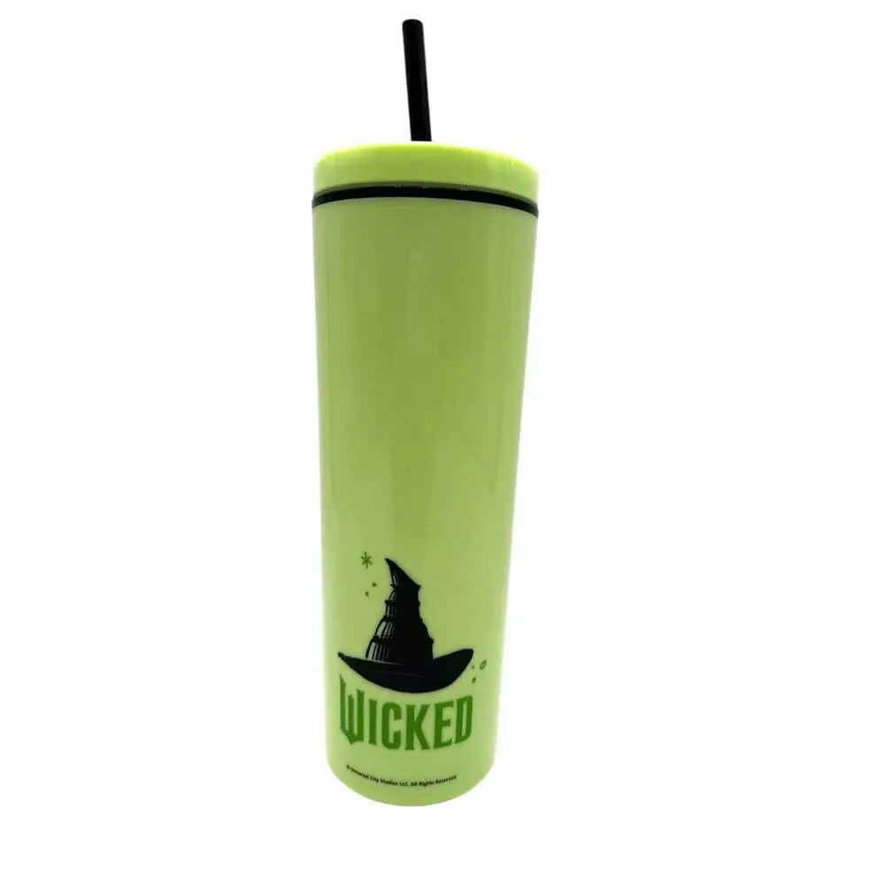 ZAK! Target Bullseye 23 oz‎ Wicked Movie Tumbler Straw Elphaba Positively Green